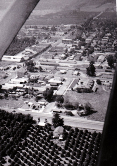 Aerial Picture of Fillmore taken by Edith Moore Jarrett, 1928.