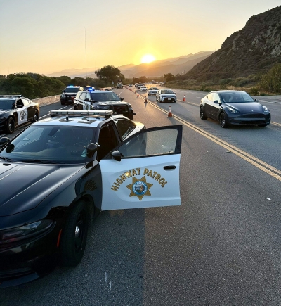 On Friday, July 11th, at 5:30pm, multiple units were called out to a traffic collision eastbound on Highway 126 near the LA County Line, claiming two lives. The highway was closed for over an hour. Photo credit California Highway Patrol.