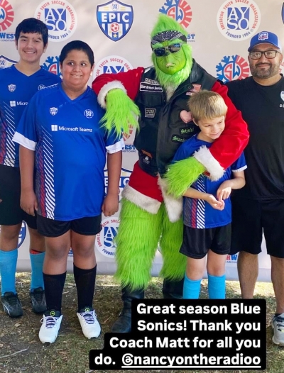 On Sunday, November 17, 2024, AYSO EPIC Fillmore program players attended the Section 10’s Bill Keene Memorial EPIC Festival, and Fillmore Region 242, participating for the first time with four EPIC teams in the festival; Lions, Minions, Orange Crush, and Blue.  Above are some of this year’s participants. Photo credit Nancy Rodriguez Hernandez.