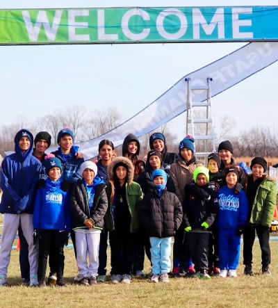 On Saturday, December 14, 2024, the Fillmore Condors competed at the 2024 USATF Junior Olympics held in Indiana. Pictured above are the kids who competed L to R Top Row: Able Arana, Ethan Leighton, Damian Santa Rosa, Isabelle Enriquez, Kirsten Theabold, Itzel Arana, Kristin Theabold, Christine Beltran, Mycah Castrol, Brooklyn Limon. Bottom Row L to R Jacob Santa Rosa, Jacob Ramriez, Nate Magana, Ares Sanchez, Carlos Marin and Zach Magana Missing: Nick Enriquez. Photo credit Fillmore Condors.