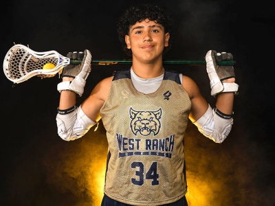 Above is Fillmore teen Daniel Ibarra who will represent the United States and his Mexican heritage as well as Fillmore at the Heritage Cup Lacrosse Tournament. Photo credit Love Photography.