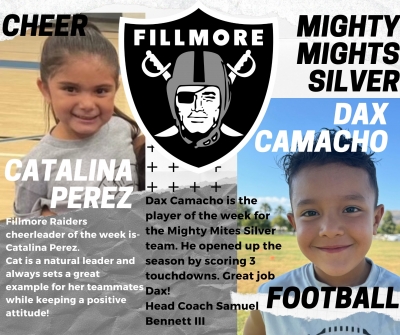 Photo and article credit Brandy Hollis and Raiders Board Members.