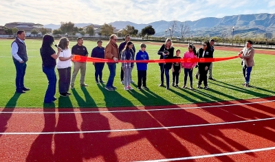 On Friday, March 21st, Fillmore Unified School District gathered with students and faculty for the ribbon cutting ceremony for Rio Vista Elementary Schools all-weather Track and Field. Photo credit https://www.blog.fillmoreusd.org/fillmore-unified-school-district-blog/2025/3/21/rio-vista-elementary-track-amp-field-grand-opening-ceremony.
