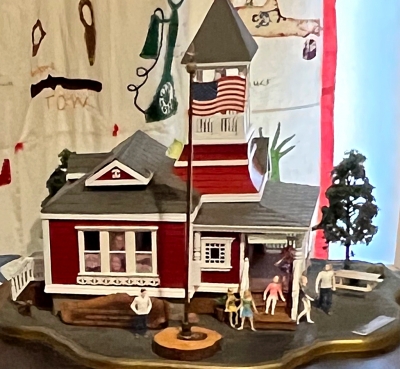 The Little Red School House at the Museum.