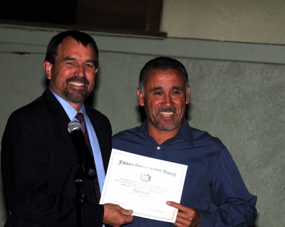George Negrete was honored as Classified Employee of the Year.