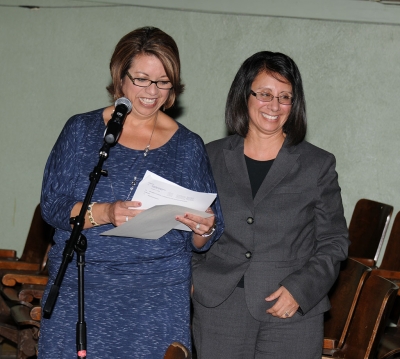 The Teacher of the Year award went to Esperanza “Hope” Chavez, who teaches kindergarten at San Cayetano Elementary.