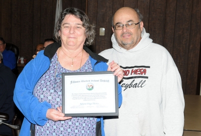 Recognition was given at Tuesdayâs school board meeting to Robert Munoz for his effort, along with a group of volunteers, in refurbishing the memorial to 1st Lt. USMC Toby R. Gritz, killed in Vietnam in 1970, and Scott Douglas Ipswitch, a Fillmore High School student who died of Hodgkinâs Disease in 1976. Mike and Janey Munoz accepted the recognition for Robert who is attending college in Iowa.