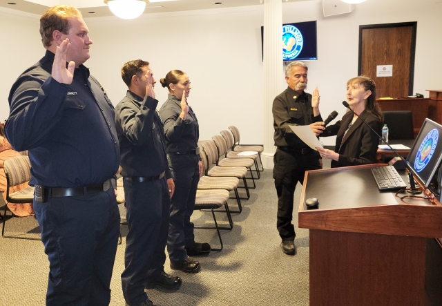 On Tuesday, August 26th, Fillmore City Council Recognized presented a proclamation to retiree Fire Chief Manuel “Manny” Meraz for his service as Fire Engineer from July 1999 to July 2025. Manny was not present for a photo. The City also recognized Fillmore Fire Department’s recent promotions of Fire Captain Ryan Cota, Fire Engineer Vincent Ceja, Firefighter Paramedic Austin Bennett and Firefighter Megan Ortega, pictured above. Not all were present for the photo, as they were called into action during the meeting. The City also recognized Fillmore Little League Juniors 14U District 63 Champs; photo and more information in next week’s Gazette.