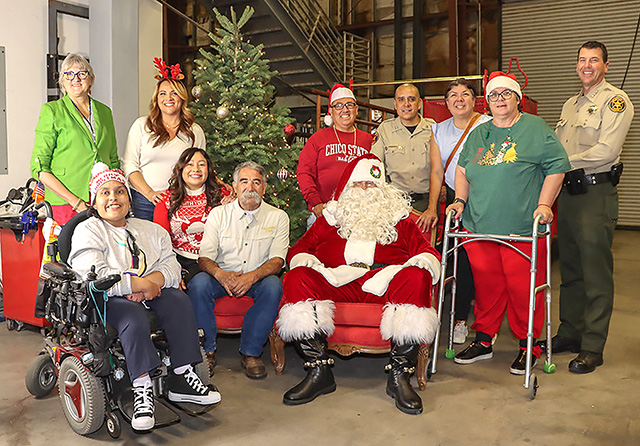 This sensory-friendly event welcomed Fillmore children with special needs and their siblings for a joyful day of holiday spirit. A huge thank you to the vendors, volunteers, and partner organizations—Fillmore Community Nonprofits, Fillmore Fire Department Foundation, and the Ventura County Sheriff’s Office, for making this event possible. Fillmore Councilmembers were in attendance to lend Santa a helping hand as well as serving churros & chocolate to all. Info courtesy https://www.facebook.com/cityoffillmore.