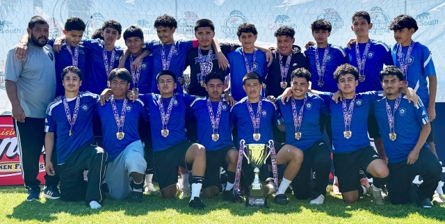 On Saturday, March 22, Fillmore’s California United (Boys 2008) team clinched the State Cup Final in San Bernardino. Pictured above is Fillmore’s CU 08’ Boys team. Top row (l-r): Head Coach Juan Hernandez, Julio Ballesteros, Christian Ramirez, Giovany Huerta, Hector Hernandez, Goalkeeper Julian Medina, Cesar Hernandez, Goalkeeper Jose Zaragosa, Juan Manuel Medina, Jacobo Madrigal, and Alexander Nunez. Bottom row (l-r): Jesús Canchola, Julián Huerta, Nathaniel Negrete, Abraham Vargas, Abe de la Cruz, Sergio Robles, Luis Vigil, and Alonso Arellano. Photo credit Erika Arana, CUFC Public Relations.