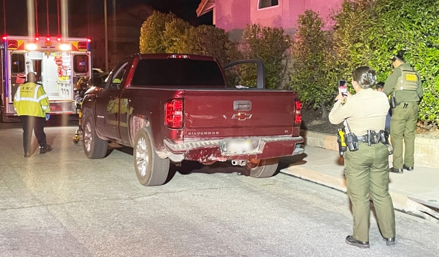 On Monday, March 10th, at 7:27 p.m., Fillmore Police Department, Fillmore Fire Department, and AMR paramedics responded to a two-vehicle accident on C Street and Meadowlark Drive. Minor injuries were reported, and no ambulance transports were made. Photo credit Angel Esquivel. Cause of the crash is under investigation.