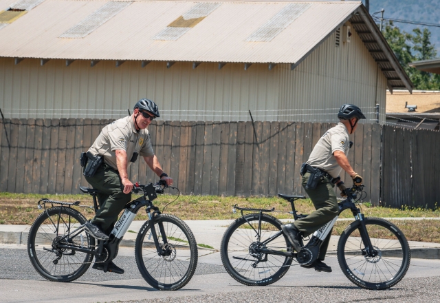 Pictured above are some of Fillmore’s Police in action, cruising on their E-bikes. Photo Credit Angel Esquivel.