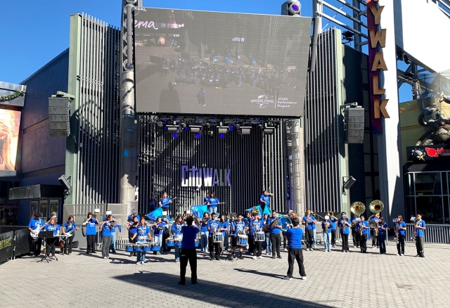 March 2025 was Music Appreciation Month across FUSD schools. Students, teachers, and staff celebrated and recognized the amazingly talented young musicians within the Fillmore Unified School District community. The talent included Fillmore High School’s Mariachi Band and Marching Band, which performed at Universal Studios. Pictured right is Mr. White’s Fillmore Middle School’s band class, and Mr. Morey’s elementary music group. Courtesy https://www.blog.fillmoreusd.org/fillmore-unified-school-district-blog/2025/4/3/music.