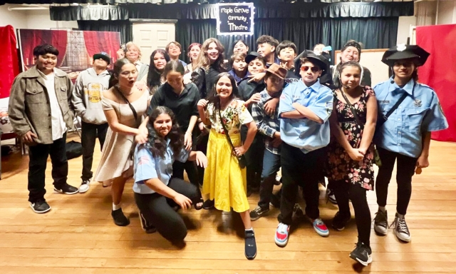 Fillmore Middle School (FMS) Drama students presented the school play “Axe of Murder” to an audience of staff, students, and their families. FMS Principal Jenny Plugge said, “BRAVO to our FMS Drama students and their amazing teacher Mrs. Bortins for a fantastic show. Axe of Murder was a hit! Mystery, suspense and a lot of humor!” Courtesy https://www.blog.fillmoreusd.org/fillmore-middle-school-bulldogs-blog/2024/11/15/fms-drama.