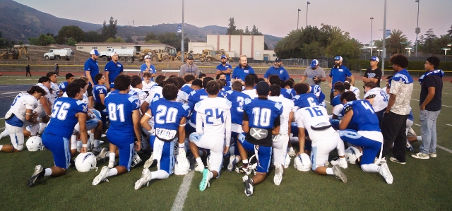 On Friday, August 22nd, the Fillmore Flashes Football team will kick-off their 2025 season by traveling to Simi Valley to take on the Royal Highlanders. The Flashes have had playoff berths from the last four or five seasons, have set a school record for consecutive postseason appearances—and two league titles in the past three years. Flashes will play their first home game, Friday, August 29th. Photo credit Philip Jimenez.