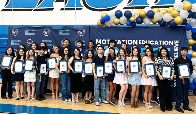 The Early Academic Outreach Program (EAOP) at UC Santa Barbara hosted its annual UC Success Night at Fillmore High School on Friday, May 9th. The event celebrated with 39 high school seniors who have been accepted to UC schools. Families joined their seniors for a special evening that included a catered dinner and recognition ceremony. Each student was honored with certificates and letters of recognition from the offices of Senator Monique Limón, Assemblymember Steve Bennett, and Congresswoman Julia Brownley. Courtesy https://www.blog.fillmoreusd.org/fillmore-unified-school-district-blog/2025/5/13/uc-success-night.