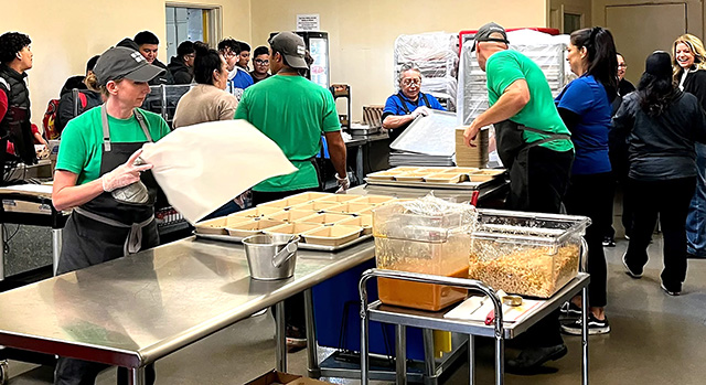 On October 13th–17th, 2025, Fillmore Unified celebrated National School Lunch Week to promote the National School Lunch Program and the importance of healthy school meals. An exciting partnership with Chef Brigaid, a team of professional chefs are dedicated to transforming school cafeterias. Above is the prep work for the new menu as well as the final product. Courtesy https://www.blog.fillmoreusd.org/fillmore-unified-school-district-blog/mhkptap39l4wsfpryceswlepbjnthx.