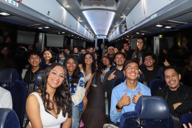 On June 8, 2024, Seniors were whisked away for an all-night cruise to celebrate their graduation. Established back in 1991 by Raelene Chaney, to keep FHS graduates in our community safe after celebrating their Graduation. It’s a non-profit organization, which folded for a short time due to health reasons but has since been brought back for Fillmore Seniors. The kids are transported directly after the ceremony and put on a bus to for a night on a cruise ship to celebrate and dance the night away. Grad Nite Live continues today for Fillmore youth. A cruise ship is complete with “gambling”, dancing, food and fun times was offered to all graduating seniors. Photo credit Angel Esquivel-Firephoto_91
