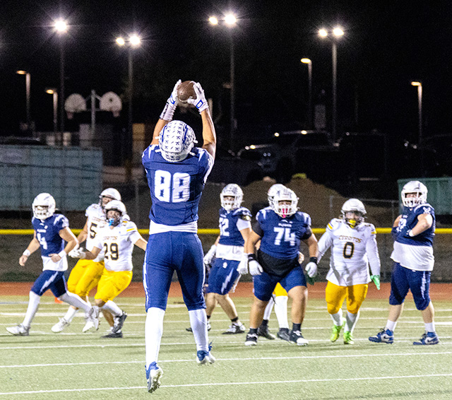 On Friday, November 7, the Fillmore Flashes hosted Cerritos High School in the first round of the CIF Playoffs at 7:00 PM at Flashes Stadium, marking the fourth playoff appearance in the last five seasons. After a long hard-fought game the Flashes unfortunately lost with a final score, 7-16. The Flashes end their 2025 Season, 9-2 overall. Photo credit Crystal Gurrola.