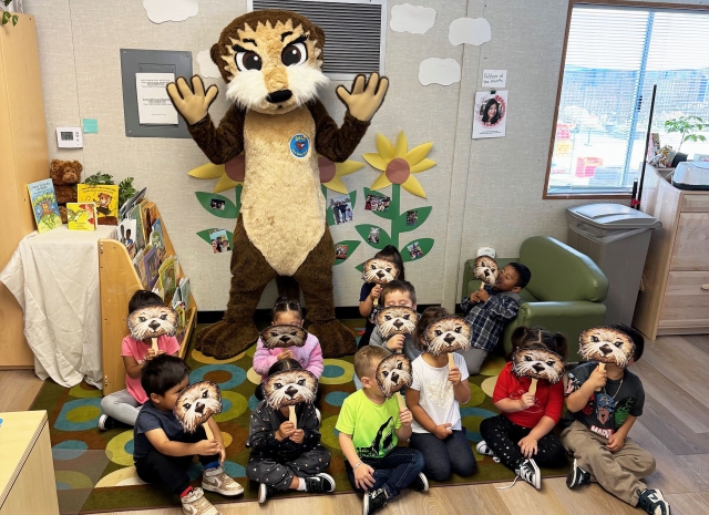 Rotary Club of Fillmore finished their Josh the Otter water safety project visiting all the preschools and transitional kindergartens in Fillmore Unified School District. Photo credit Martha Richardson.