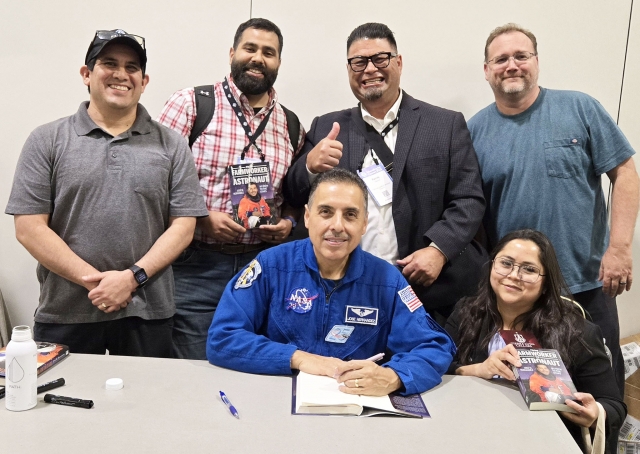 On Monday, March 3rd, a group of FHS teachers attended an Educating for Careers conference in Sacramento. Above is the group who attended. Top row: Michael Torres, Sal Lopez, Randy Garcia, and Jeremy MacMahon. Bottom row: Jose Hernandez, and Amalia Granados. Photo credit Michael Torres & Karen Smith.