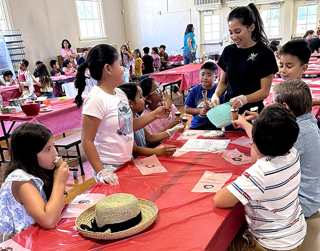 Above are Piru Elementary summer program students having fun working on their math and language arts skills, making music and also participating in an exciting culinary learning experience. Photo credit https://www.facebook.com/profile.php?id=100028875537193.