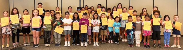 On October 15, Rio Vista Elementary recognized the students above. Rio Vista Elementary Principal Beverly Garnica said, “Congratulations to our Stars of the Month winners for showing respect for others. Go Roadrunners!” Courtesy https://www.blog.fillmoreusd.org/rio-vista-elementary-roadrunners-blog/2024/10/15/congratulations-roadrunner.