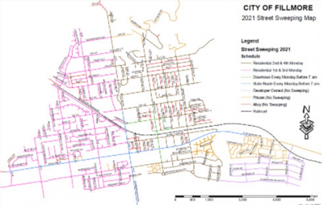 Want to know when your street is being cleaned? Check out the map above! If you have further questions contact the City at 805-524-1500, ext. 234.