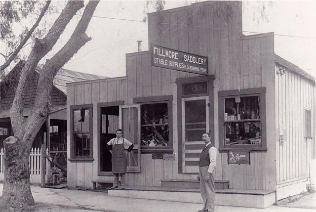 Fillmore Saddlery. Photos courtesy Fillmore Historical Museum.
