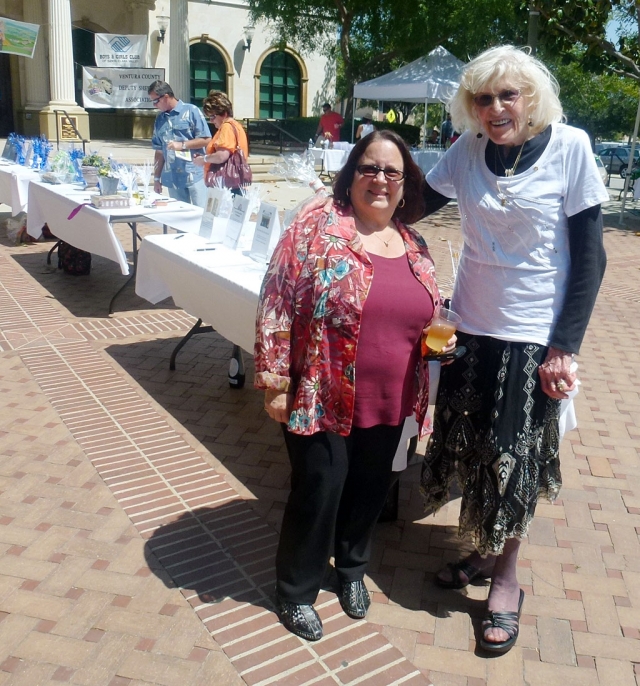 Club CEO Jan Marholin is pictured at the Boys & Girls Club of Santa Clara Valley Taste of the Valley fundraiser, held Saturday, May 5th. Ruthie Gunderson, right, enjoyed the day also. The event drew a hungry crowd to the many food and wine booths. Mike Mobley, of Santa Paula, was there with his famous lemonade, spiked or straight-up. Participating sponsors: Mupu Grill, Panda Express, Starbucks, Marie Callendar’s, Scrumdidily Dollops, Bella’s Tea & Treats, El Pescador Fillmore, Smart & Final, Laird’s BBQ Catering, Limoncello, Classic Wines of CA, Ouroboro’s Ale’s, Chef Stroh’s Pestos, La Cabana, Mobley Lemonade, D.J.’s Catering, Ali’s Sweet Avocado Pies, Sisar Creek Olive Oil, and Pampered Chef. Silent Auction Donors were: Attractions Spa, Brokaw Nursery, Cabrillo Music Theatre, Cara Mia Make-up Studio & day Spa, Cheryl Ray Fairbanks, Corktree Cellars Wine Bar & Bistro, Cozy Cottage, Easton Gallery, Fit N’ Fine Fitness, Giessinger Winery, Golf N’ Stuff, Nita Hill-Escobedo Design Duo, Ojai Clothing, Paula Collins, Pawn Shop of Ventura, Red Hot Foods, Roxanne’s A Wish and A Dream, Shelter & Nature Porch, Stan Lawrence Portrait Art Photography, Suzanne’s Cuisine, The Brander Vineyard (Kathy), Thrasher Farms, Tolosa Winery, U.S. Detection Dogs, Vanity of Main, and Vicky Guzman Shear Talent. Additional Sponsors: Gold Coast Recycling, Agromin, Harrison Industries, VC dEputy Sheriff Dept., Limoneira, Santa Barbara Bank & Trust, UnionBank,Santa Barbara Bansk & Trust, Enthusiast, InterAct, Bon Vivant, Venoco, Rotary International, Travis Agricultural Construction, Rabobank, Do Right’s, Clinicas Del Camino Real,, Jensen Design & Survey, ReMax-Anita Pulido, Santa Paula Community Bank, VC Credit Union, The Fillmore Gazette, Santa Paula Times. Volunteers: Kohl’s, Bardsdale 4-H, Soroptimist. Thank you Taste of the Valley Planning Committee: Mike Mobley, Ari Larson, Tammy Hobson, Gary Nasalroad, Brianne McGrath, Karen Reynolds, Sheila Tate, Pearl Galvan, Jan Marholin.