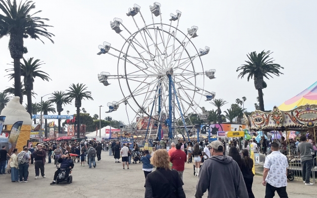 On Wednesday, July 30th the Ventura County Fair gates opened with a variety of attractions, including carnival rides, food booths, exhibits, agricultural shows, live entertainment and so much more. This year’s theme was “Waves of Fun”. The fair ended on August 10th. The concert series lineup included performances by Tone Loc, Ying Yang Twins, Fat Joe, Pepa, Diplo, Dirty Heads, Lee Brice, Flo Rida, and Scotty McCreery. There will also be a professional rodeo and other events throughout the fair. Photo credit Angel Esquivel.