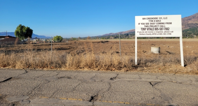 On Friday, January 24, 2025, crews started hauling dirt for the Williams Homes Creekside Develop project. Back in January 2025, Fillmore residents received a notice regarding the dirt hauling and Remedial Grading of export rock and dirt hauling for the Creekside Residential Development north of Fillmore city limits. The development location will be between Sespe Creek on west boundary and Goodenough Road to the east, north of B street. Hauling dates are from January 13 – May 15, 2025. Photo credit Gazette staff. More info visit https://www.fillmoreca.gov/CivicAlerts.aspx?AID=175.