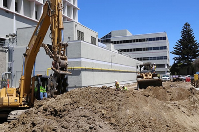Removal of the east alley-way