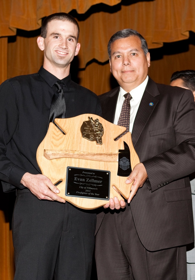 Firefighter of the Year Even Zellmer