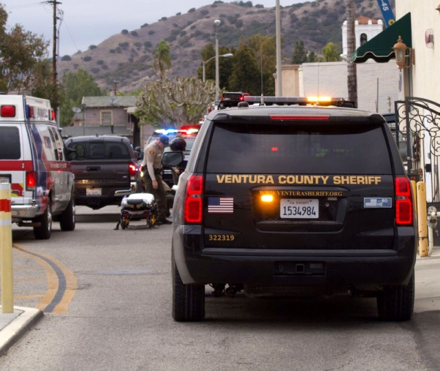 On Thursday, April 21, 2021 at 5:31pm, Fillmore Police Department, Fillmore Fire and AMR paramedics were dispatched to a vehicle versus pedestrian located in the alley east of Fillmore PD station. Arriving crews found a young patient on the ground with a bike down. Patient was treated by AMR and transported to a local hospital. Condition of the patient unknown. Fillmore Police Department units remained on scene to investigate the incident. Cause of the collision is under investigation. Photos courtesy Angel Esquivel-AE News.