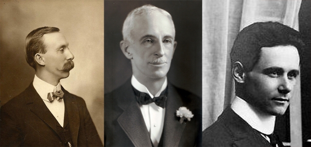 (l-r) Fergus Fairbanks, one of the strong supporters of incorporation, George Tighe, who was against incorporation, but became Fillmore's first mayor, and Joel K L Schwartz, one of the strong supporters of incorporation.