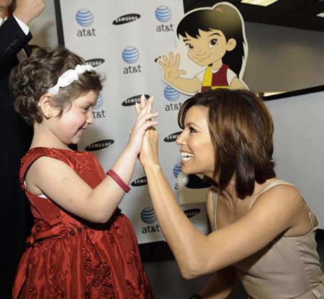 AT&T Joins With PADRES, National Spokeswoman Eva Longoria Parker and Designer Louis Verdad for Fourth Annual Fundraiser to Support Young Cancer Patients in the Greater Los Angeles Area.