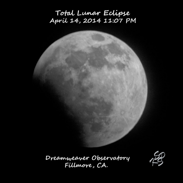 Partial phase of the eclipse.