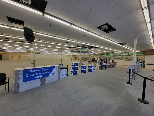 Back in June 2021, Fillmore’s Rite Aid closed due to severe flooding. Pressurized water rose through the floor, according to Fillmore Fire Chief Keith Gurrola, possibly compromising the foundation. The rising water was 4 to 5 inches below the electrical outlets and was monitored by Fillmore Fire. Since then, the store pharmacy has been open, with the store itself blocked off. 