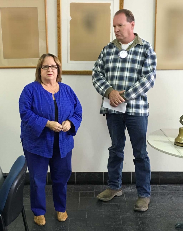 Rotary Makes Donation To Boys & Girls Club. Jan Marholin accepted a check for the Boys & Girls Clubâs upcoming activities from Rotarian Scott Beylik. The Club appreciates all Jan is doing for the children of the Heritage Valley.