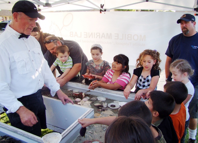 San Cayetano Elementary School Science Fair Night took place on Thursday, April 8th. The evening included Bubbleology, Micro-Gravity, Intelsat, CA Condor Recovery, JPL Robotics, Gull Wings Children’s Museum, Ty Warner Sea Center, Mobile Marine Lab (shown above), Bake Sale, Science Fair Projects, Dept. Of Water Resources, CA Oil Museum, United Water Conservation District, Impact Craters, Insectary, Paper Gliders, Balloon Rockets, UC Hansen Ag Center, and Channel Islands Nat’l Park.