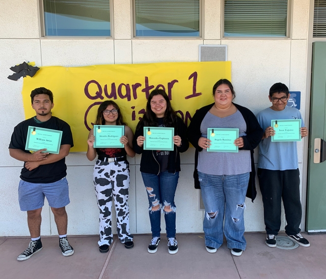 These students exhibited the qualities laid out in our school P.R.I.D.E. Congratulations for being: P-Proud Positive Citizens, R-Respectful individuals demonstrating integrity, I-Individuals striving to be successful, D-Driven to our maximum potential, E-Excelling in academics, attendance, and attitude.