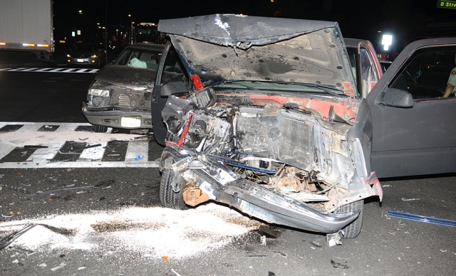 On Friday, June 21 at 9:53 p.m., a collision occurred between two trucks at the intersection of Hwy 126 and B Street. Both trucks sustained major damage. Two ambulances were called to the scene.