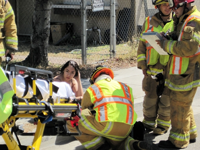 One pregnant female was transported to Santa Paula to be check out for any complications. No other injuries were reported. Photo's courtesy Rigo Landeros, Fire Chief, City of Fillmore Fire Dept.