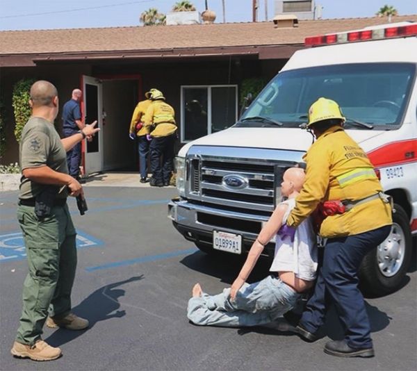 On June 15, 2024, residents in the area of Rio Vista elementary School may hear commotion coming from the training site, including simulated gunfire.  The training site will be visibly marked with “Police Training in Progress” signs and other markings to designate the site as a training area. Gazette stock photo. 