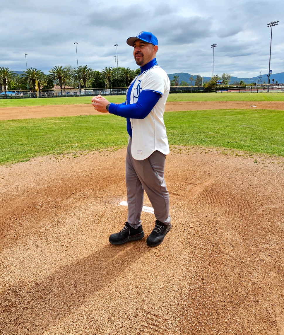 On Thursday, April 25, at the Booty Sanchez event, the ceremonial first-pitch was thrown by Booty’s youngest son, Reggie (while wearing Booty’s original baseball uniform), to the catcher behind home plate, Booty’s middle son, Matthew.