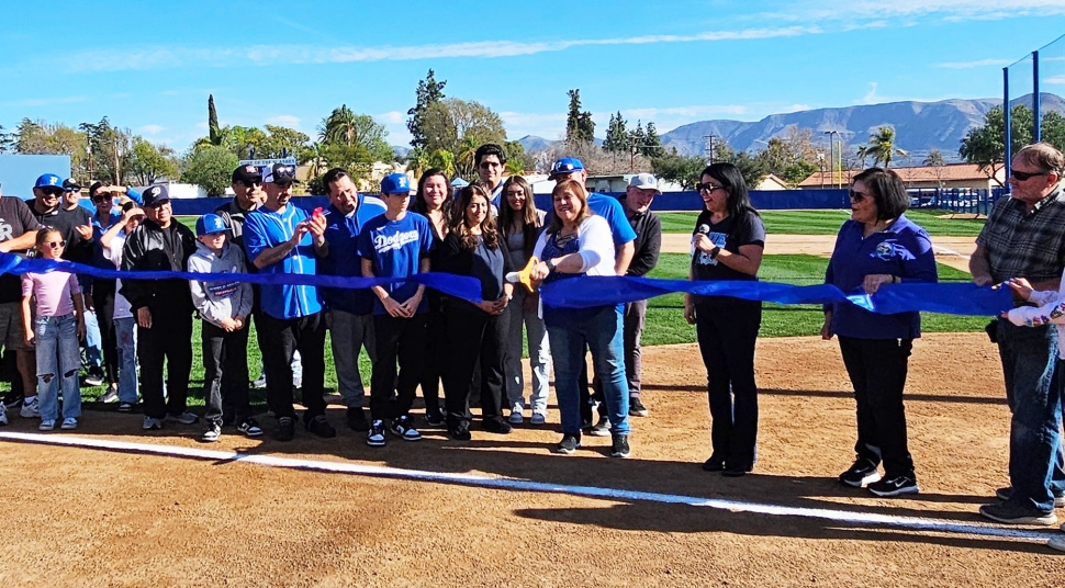 On Wednesday, February 19, Fillmore Unified School District and Fillmore High School hosted the Grand Opening of the new Booty Sanchez Varsity Baseball field, now on 3rd Street and Shiells Drive. It’s opening is just in time for baseball season as a game was held against Oxnard’s Santa Clara High with Fillmore taking the 1st win on the field, 14-3. Photo credit https://www.blog.fillmoreusd.org/fillmore-unified-school-district-blog/2025/2/22/booty-sanchez-varsity-baseball-field-opening-ceremony.