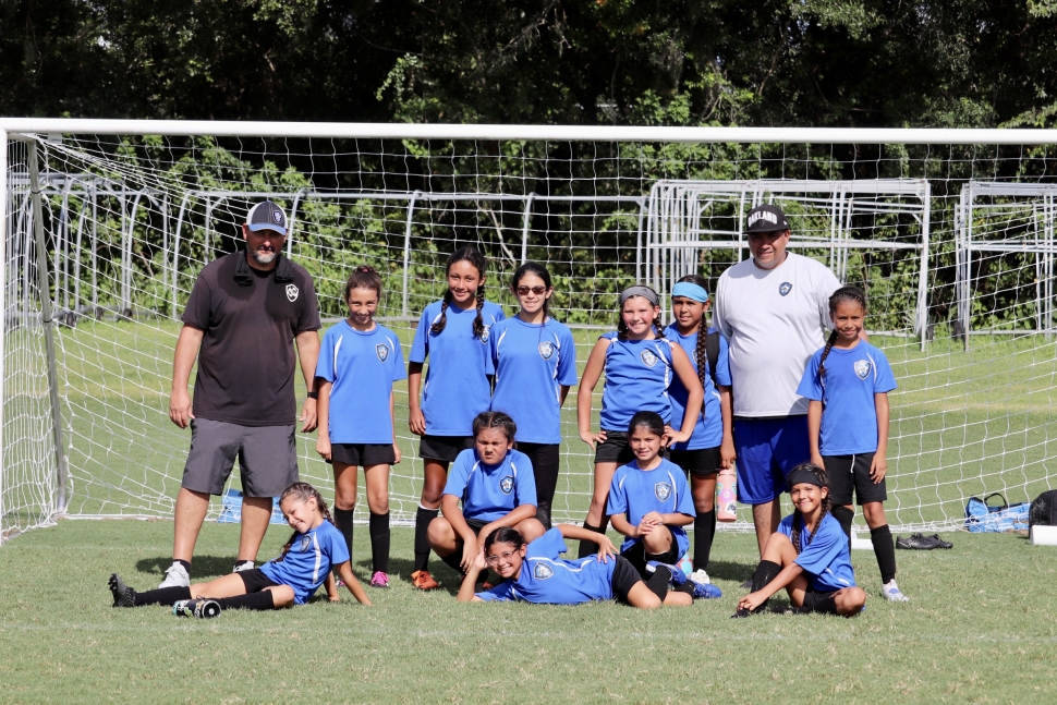 Above are the California United FC 2013 girls who competed and placed 3rd in Tampa, Florida this past Labor Day weekend. Top row: Coach Jose Luis Lomeli, Christine Beltran, Bella Mendez, Aaliyah Cervantez, Siani Lomeli, Kenya Hernandez, Coach Tony Mendez, Nicole Cano. Bottom row: Aixa Lomeli, Sadie Manriquez, Marianah Arreola, Toni Cervantez and Itzel Arana. Not pictured: Sarahi Prado and Annalise Castorena. Photo credit California United FC.