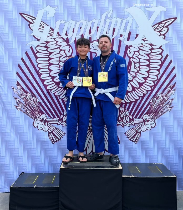 Fillmore father and son Roque Rivera Sr. & Roque Rivera Jr. competed in the Grappling X Southern California Jiu-Jitsu Championships in Pasadena. Both athletes were 1st Place Champions in their respective divisions. Roque Jr. also took 2nd Place in the youth no-gi submission grappling division. Both athletes train in Brazilian Jiu-Jitsu under Professor Michael Torres at Perce’s Kenpo Karate Studio. Brazilian jiu-jitsu is a self-defense martial art and combat sport based on grappling, ground fighting, and submission holds. For more information on classes email: fillmorebjj@gmail.com. More photos online at www.FillmoreGazette.com.