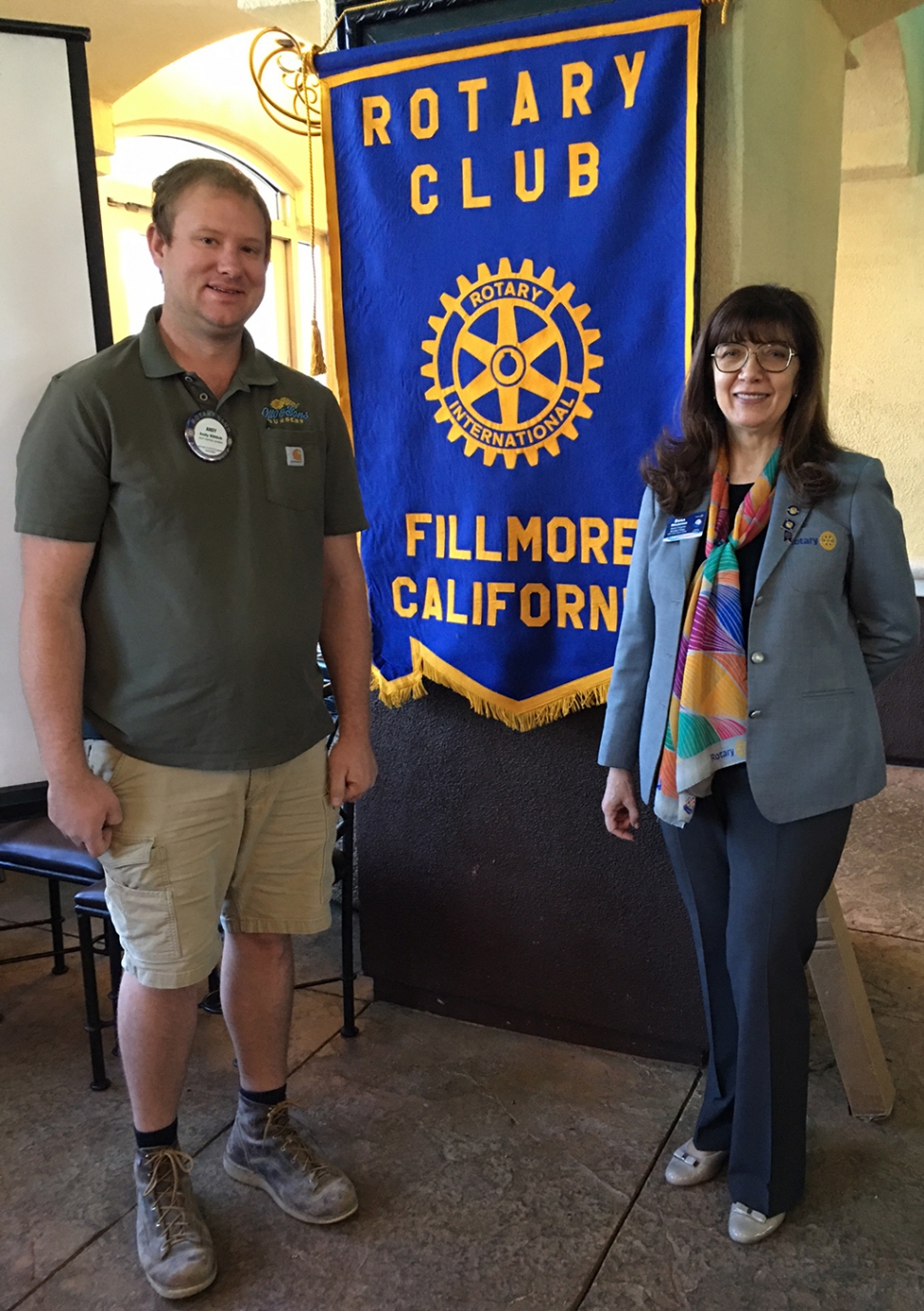 Rotary Club of Fillmore Meets District Governor Dana Moldovan